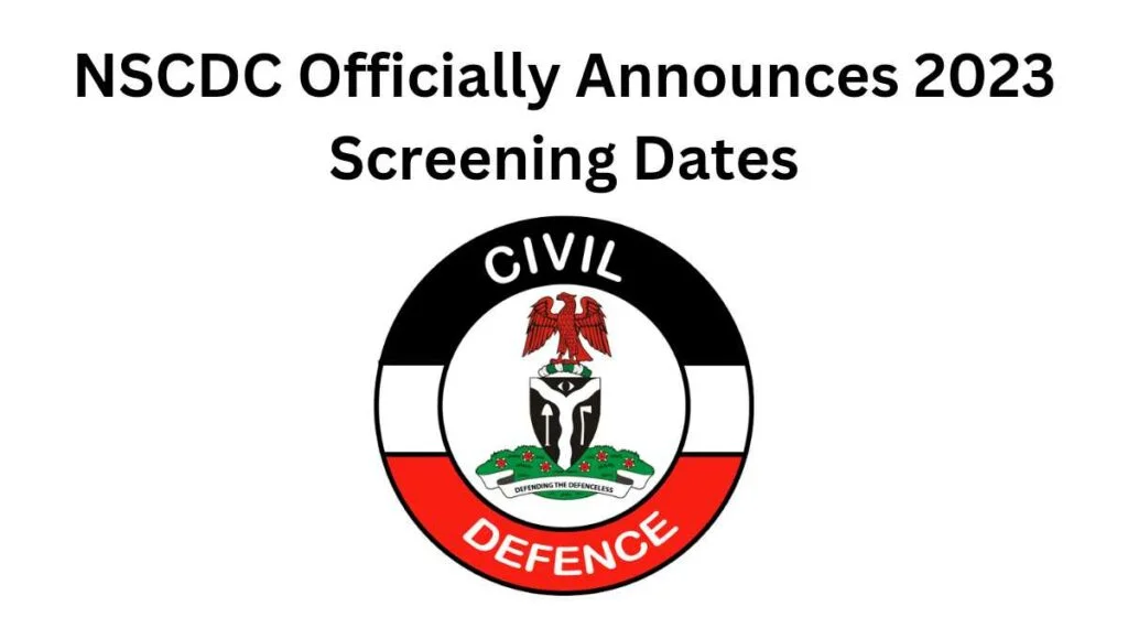 The Nigeria Security and Civil Defence Corps has announced the shortlist for the 2023 recruitment. The NSCDC shortlisted candidates 2023 will be shared