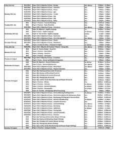 NECO Timetable 2023 for SS3 is finally released. In this post, we are going to reveal to you the full NECO 2023 timetable, so that you can save and have it