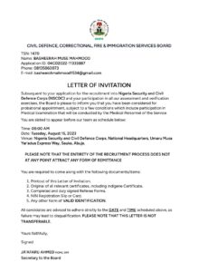 NSCDC list of successful applicants 2023 has been officially released by the CDCFIB, responsible for recruitment. Check for your name now.