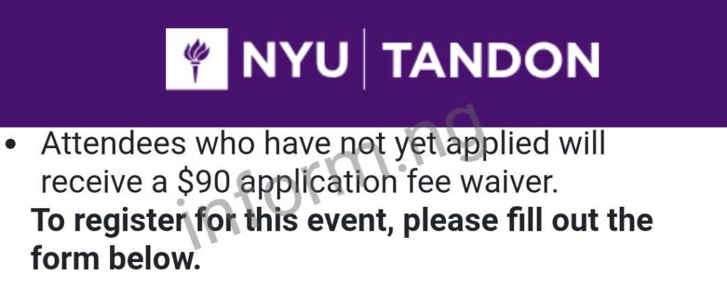 New York University Application Fee Waiver 2024 Updated 