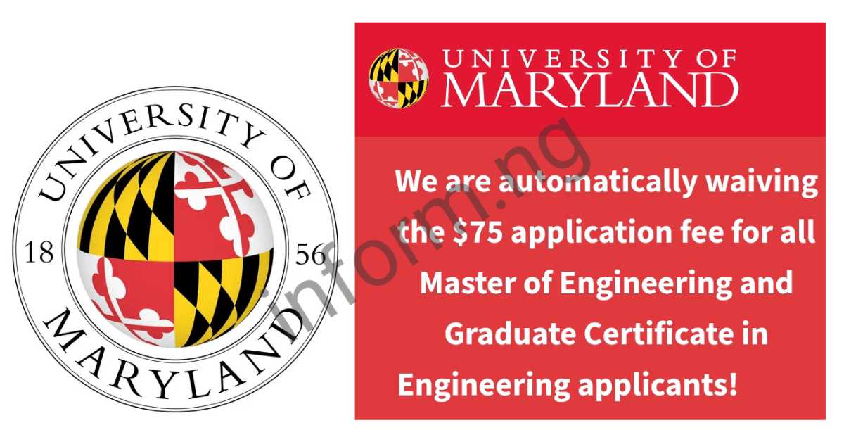 University of Maryland Application Fee Waiver 2024 [Updated]