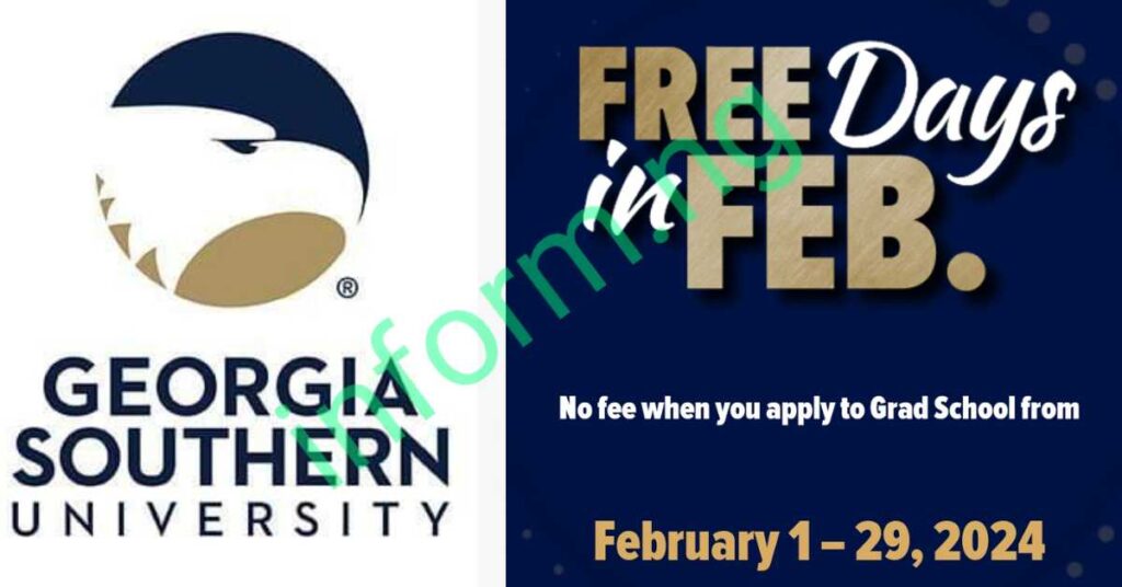 You will only use the Georgia Southern University application fee waiver 2024 when you register between February 1 and February 29, 2024.