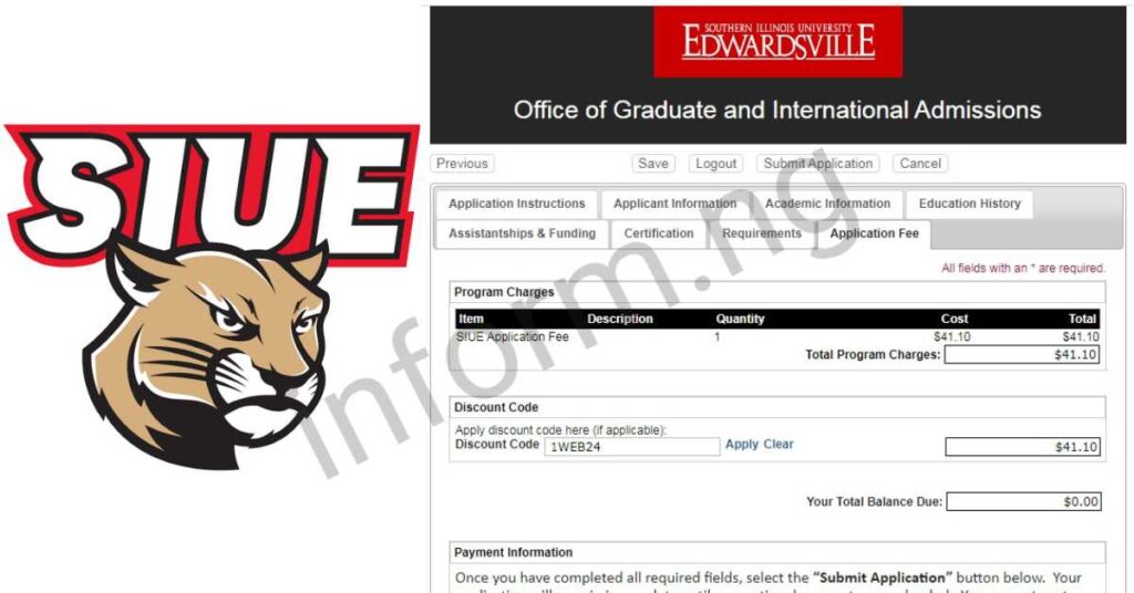 Southern Illinois University Edwardsville Application Waiver