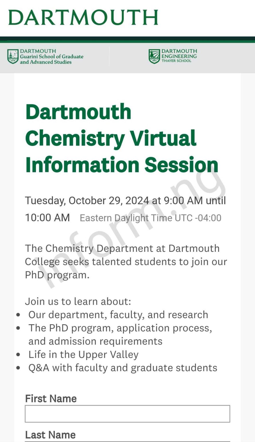 Dartmouth College Application Fee Waiver 2025 [Updated]