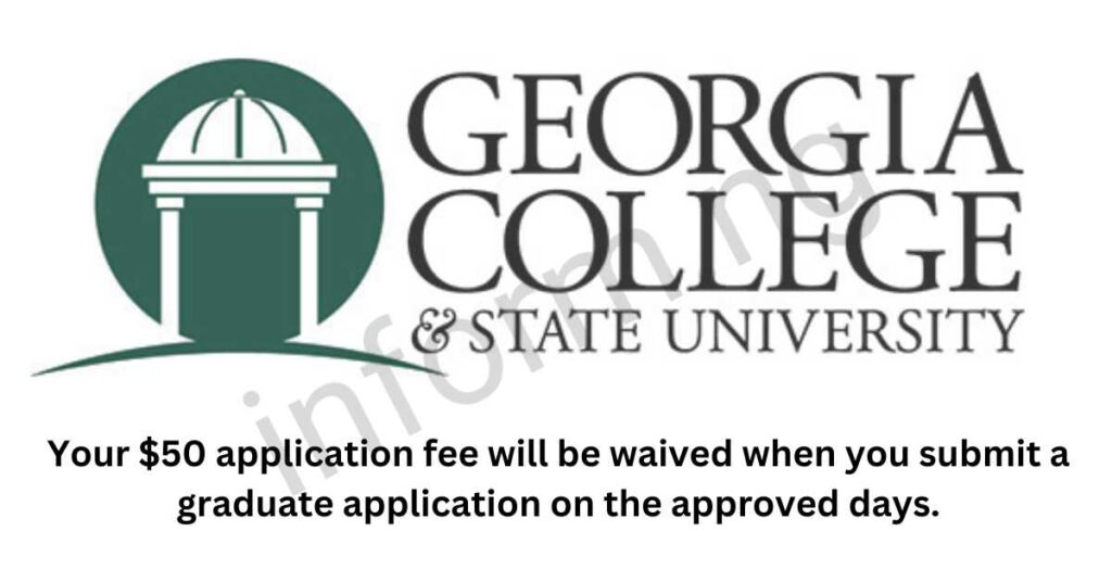 You can only use the Georgia College & State University application fee waiver code 2025 when you submit your application by November 1, 2024 11:59 EDT