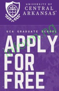 You can only use the University of Central Arkansas application fee waiver code 2025 when you submit your application between now and October 26, 2024 11:59 CDT