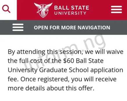 Ball State University Application Fee Waiver 2026 [New]
