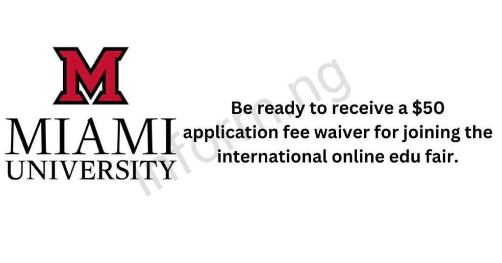 Miami University Application Fee Waiver 2025 [New]