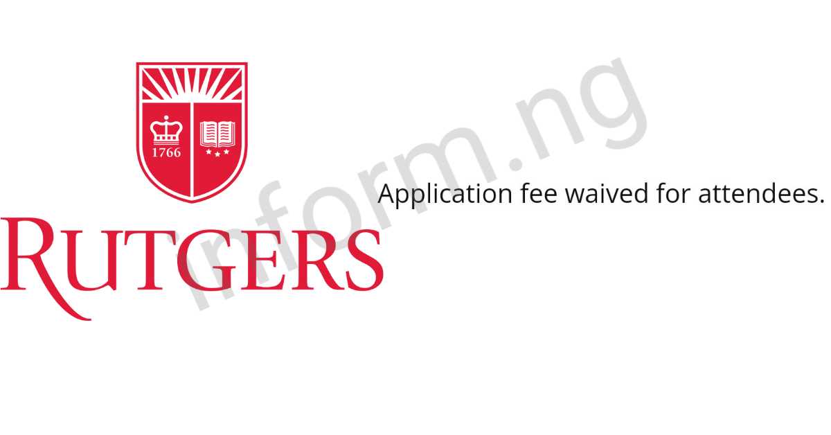 You will only receive the Rutgers University–New Brunswick application waiver 2025 when you attend any graduate online information session.