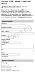 You will only receive the University of Houston application waiver 2025 when you attend any of the graduate information sessions.