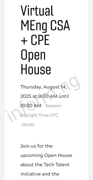 You will only receive the Virginia Tech application waiver 2026 when you attend any of the graduate information sessions.