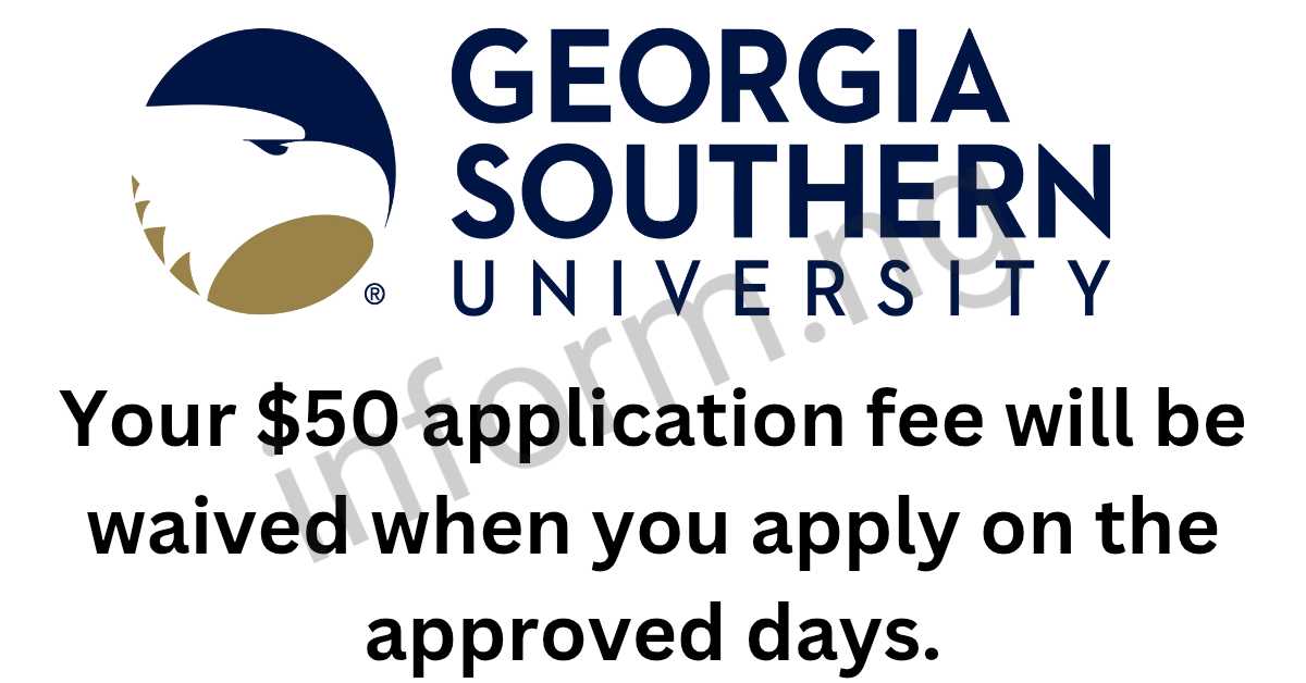 You will only receive the Georgia Southern University application waiver 2026 when you apply and submit your graduate application on the approved days.