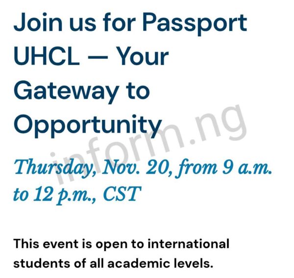 You will only receive the University of Houston-Clear Lake University application waiver 2026 when you attend the Passport to UHCL Virtual Event